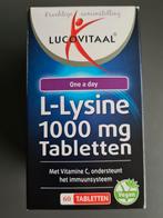 Lucovitaal L-Lysine 1000 mg – 60 tabletten – Nieuw – THT 04-, Ophalen of Verzenden, Nieuw, Overige typen