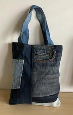 Denim tas, Sieraden, Tassen en Uiterlijk, Tassen | Damestassen, Ophalen of Verzenden, Gebruikt, Blauw, Shopper
