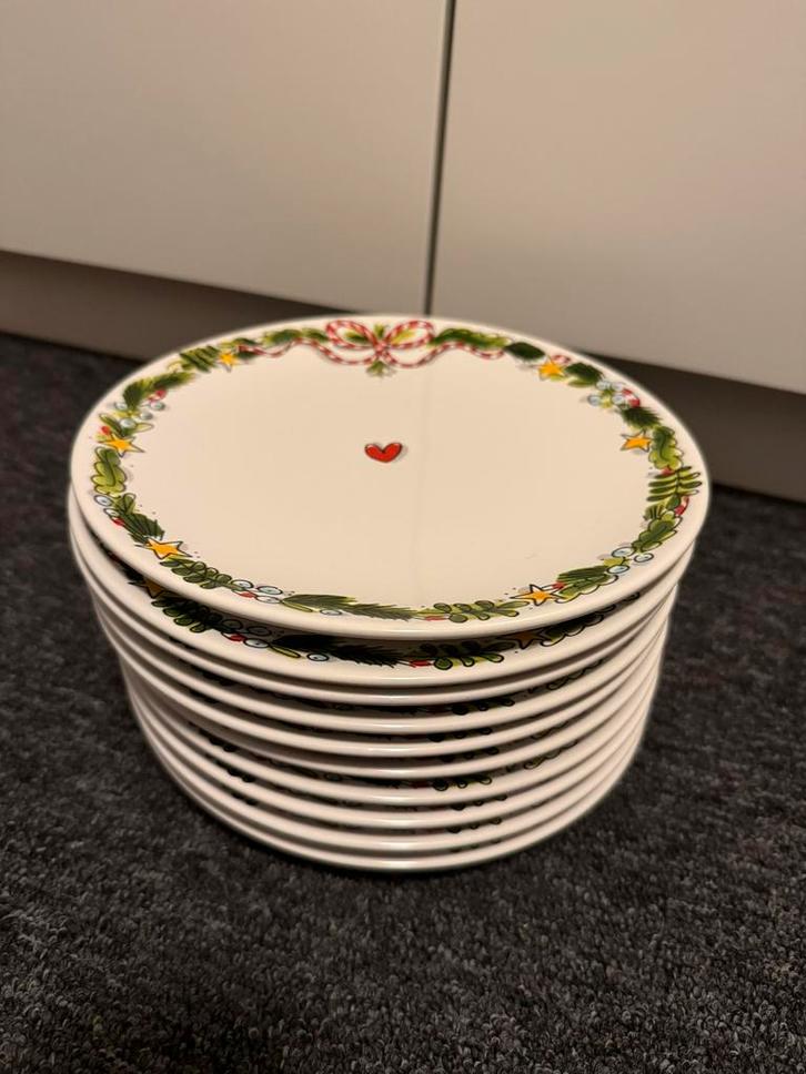 Blond Amsterdam Kerst Kerstmis ontbijtborden bord ontbijt, Huis en Inrichting, Keuken | Servies, Nieuw, Bord(en), Blond Amsterdam