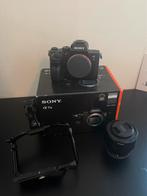Sony a7iii + 50mm lens + Smallrig cage - Zeer Goede Staat, Spiegelreflex, Ophalen of Verzenden, Zo goed als nieuw, Sony