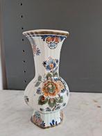 Delfts Polychroom Bloemenvaas Handwerk, Ophalen of Verzenden
