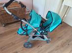 Tweeling poppenbuggy, Kinderen en Baby's, Speelgoed | Poppen, Ophalen, Zo goed als nieuw