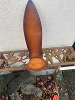 Standaard wand voor maria jezus heilig beeld hout €3 vintage, Antiek en Kunst, Ophalen of Verzenden