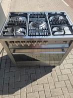 Lofra High professional fornuis 90 cm, Witgoed en Apparatuur, Fornuizen, Ophalen, 60 cm of meer, Zo goed als nieuw, Gas
