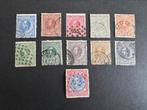 1872-1888 Koning Willem III NVPH nr 19-29 gestempeld, Verzenden, T/m 1940, Gestempeld