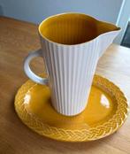 Vintage Porseleinen kan en schaal Pagnossin., Gebruikt, Overige typen, Ophalen of Verzenden, Overige stijlen