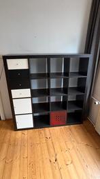 IKEA Expedit/Kallax Meubel Zwart, Huis en Inrichting, Kasten | Wandmeubels, Ophalen, 100 tot 150 cm, Zo goed als nieuw, Minder dan 150 cm