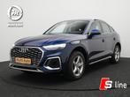 Audi Q5 Sportback 55 TFSI e Quattro S-Line Plug in Hybrid PH, Automaat, Gebruikt, 4 cilinders, Blauw
