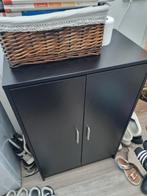2 mooie zwarte kasten, Huis en Inrichting, Kasten | Roldeurkasten en Archiefkasten, Ophalen, Zo goed als nieuw, 25 tot 50 cm, 50 tot 100 cm
