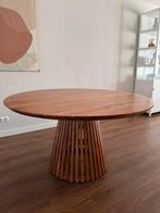 Nous living Sansa 140 cm ronde eettafel, Huis en Inrichting, Tafels | Eettafels, Ophalen, 100 tot 150 cm, Rond, Zo goed als nieuw