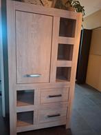 Houten kast met lades en planken lamulux, Ophalen, 50 tot 100 cm, Zo goed als nieuw, Modern