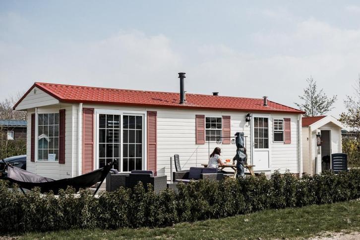 Chalet te koop Scheldeoord Baarland Zeeland, Caravans en Kamperen, Stacaravans, tot en met 4, Ophalen