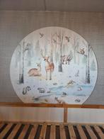 Muurcirkel bosdieren van Studio Dinkie, Antiek en Kunst, Kunst | Schilderijen | Abstract, Ophalen