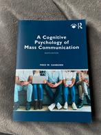 A Cognitive Psychology of Mass Communication, Boeken, Studieboeken en Cursussen, Fred W. Sanborn, Beta, Ophalen of Verzenden, Zo goed als nieuw