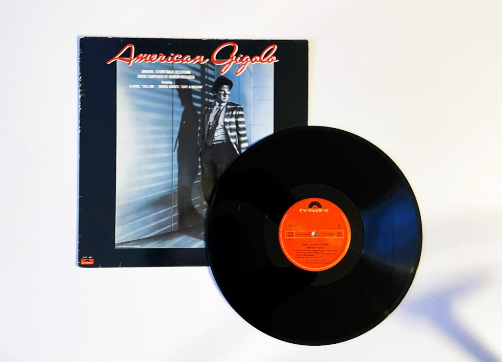 LP American Gigolo Moroder, Giorgio film soundtrack -Blondie, Ophalen of Verzenden, Gebruikt, 12 inch