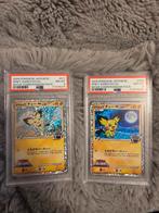 2x Spiky-Eared Pichu 2009 Pokemon Movie Promos PSA 8, Ophalen of Verzenden, Zo goed als nieuw, Losse kaart