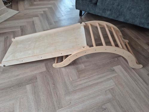 COSTWAY 3-in-1 kinderen klimladder set, Kinderen en Baby's, Speelgoed | Houten speelgoed, Gebruikt, Overige typen, Ophalen
