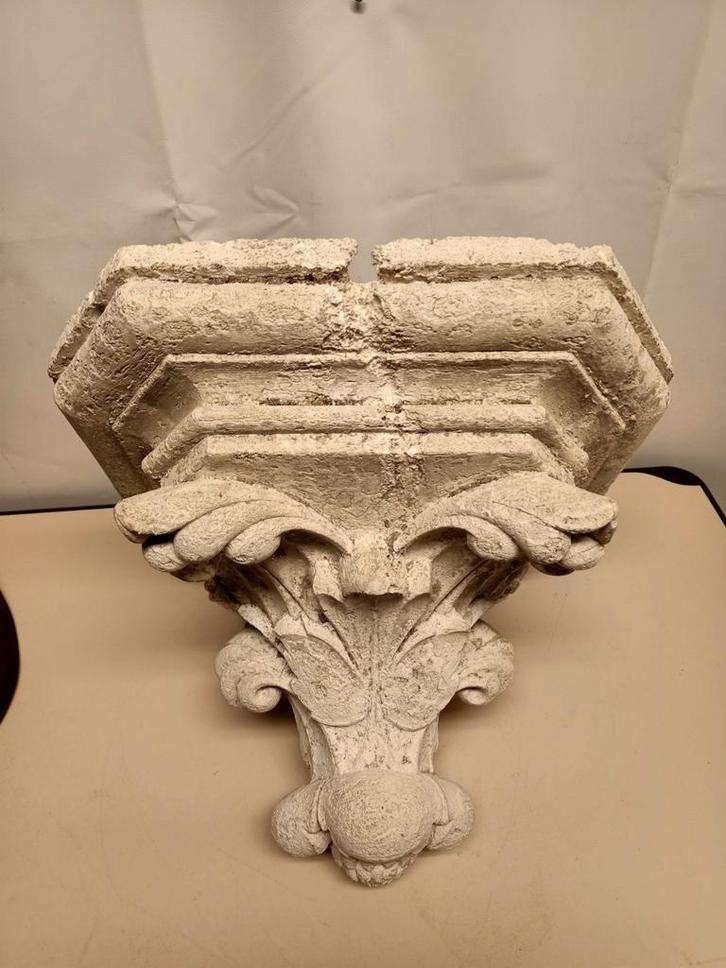 Vintage Betonnen Console Wanddecoratie, Huis en Inrichting, Woonaccessoires | Zuilen en Pilaren, Gebruikt, Ophalen of Verzenden