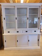 *ACTIE* Mooie Landelijke Witte Buffetkast/ Winkelkast (2522B, Huis en Inrichting, Kasten | Buffetkasten, Gebruikt, Landelijke buffetkast winkelkast kleur wit gratis bezorging