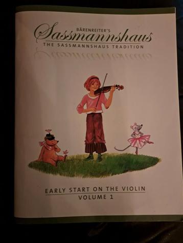 Sassmannshaus, viool, early start on the violin