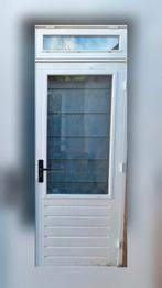 Buitendeur met bovenlicht inc. HR++ glas., Doe-het-zelf en Verbouw, Kozijnen en Schuifpuien, Gebruikt, Deurkozijn, 150 tot 225 cm