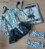 Zebra jurkje maat 122-128, Kinderen en Baby's, Carnavalskleding en Verkleedspullen, Ophalen of Verzenden, Gebruikt, 122 t/m 128