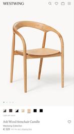 6x houten stoelen, Huis en Inrichting, Ophalen, Japandi, Bruin, Zo goed als nieuw