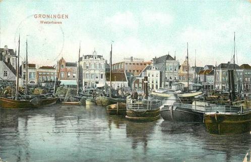 (300-180-043) Groningen Westerhaven, Verzamelen, Ansichtkaarten | Nederland, Groningen, Verzenden