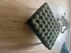 Hocker/ voetenbank op wietjes., Huis en Inrichting, Banken | Voetenbanken en Poefen, Ophalen, Gebruikt, Chesterfield, 100 tot 125 cm