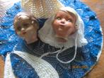 antieke poppe koppen en popje, Ophalen of Verzenden, Gebruikt, Pop