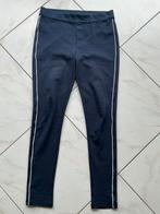 BLAUWE BROEK MET WITTE BIES, Kleding | Dames, Broeken en Pantalons, Blauw, Ophalen of Verzenden, Zo goed als nieuw, Maat 36 (S)