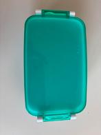 Tweedelige blauwe lunchbox – compact, stevig!, Ophalen, Zo goed als nieuw, Blauw