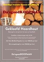 Ovengedroogd Haardhout in krat Gratis* bezorging, Tuin en Terras, Minder dan 3 m³, Ophalen, Overige houtsoorten, Blokken