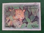 Tanzania 2007 pz leopard  ,groot formaat  , zie photo 2, Verzenden, Tanzania, Gestempeld