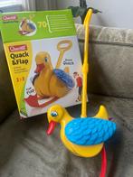 Quercetti Quack & Flap Eend Trekfiguur te koop, Ophalen of Verzenden, Gebruikt, Overige typen, Met geluid