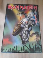 Iron Maiden England 1988 originele poster 1989, Verzenden, Deurposter of groter, Muziek, Rechthoekig Staand