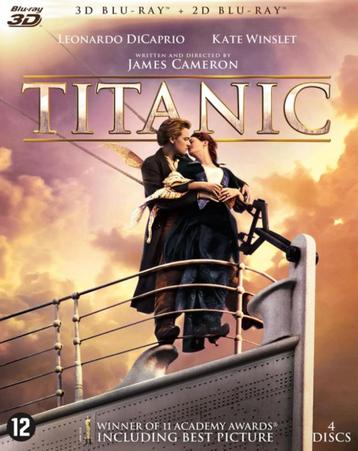 Blu-Ray 3D en 2D Titanic 4 discs beschikbaar voor biedingen