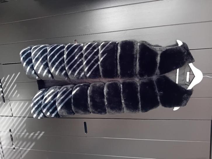 Bodywarmer bont, Kleding | Dames, Bodywarmers, Zo goed als nieuw, Maat 36 (S), Zwart, Ophalen of Verzenden