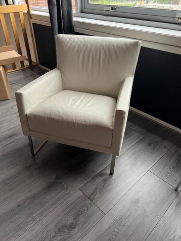 Montis Impala Fauteuil wit leer beschikbaar voor biedingen