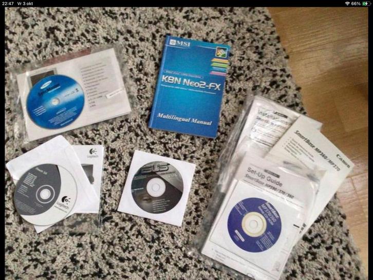 Verschillende installatie schijfjes, Computers en Software, Besturingssoftware, Zo goed als nieuw, Ophalen of Verzenden