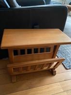 Lektuurbak, gepatineerd eiken, Huis en Inrichting, Woonaccessoires | Krantenbakken en Lectuurbakken, Ophalen, Zo goed als nieuw