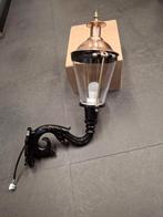 Gerestaureerde gevellamp met echt glas., Tuin en Terras, Buitenverlichting, Ophalen, Minder dan 50 watt, Wandlamp, Netvoeding