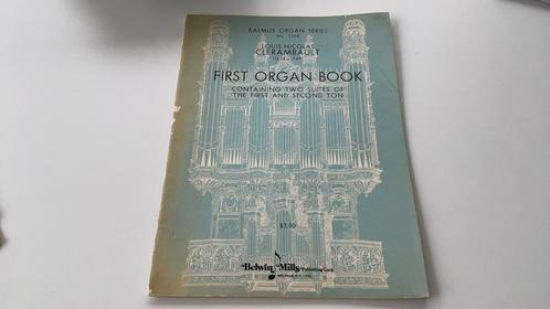 Orgelboek Clerambault first organ book Two suites 1,2 ton, Muziek en Instrumenten, Bladmuziek, Gebruikt, Les of Cursus, Klassiek