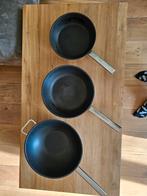 Vivo wokpan en koekenpan, Gebruikt, Ophalen of Verzenden