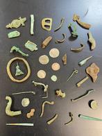 Lot 2 Romeinse bodemvondsten, Antiek en Kunst, Ophalen of Verzenden, Brons