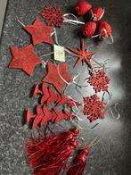 Rode kerst hangers, Ophalen of Verzenden, Gebruikt