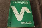 Honda CB250 CB350 CL250 CL350 1969 motorcycle parts list, Motoren, Ophalen of Verzenden, Honda