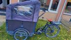 Bakfiets met huif, Gebruikt, Elektrisch, 2 kinderen, Ophalen