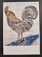 Tegeltableau met haan, Verzamelen, Verzenden, 1980 tot heden, Ongelopen