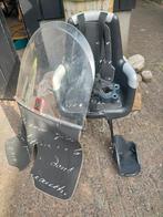Bobike voorzitje met scherm en blok, 0 t/m 18 kg, Voorzitje, Ophalen of Verzenden, Bo-bike